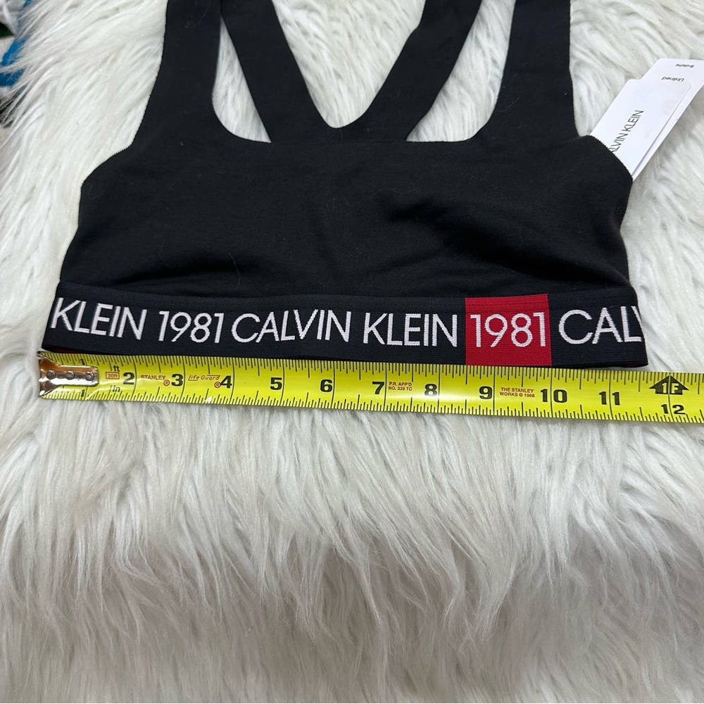 Black 1981 Bold Calvin Klein Bralette - Picture 11 of 11